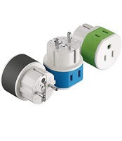 ( New ) Orei Germany, France, Schuko Travel Plug