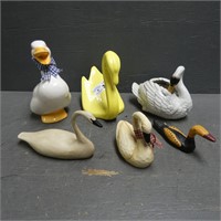 Assorted Duck & Swan Figurines