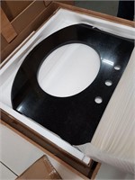 26” Black Granite Vanity Top