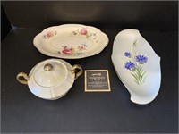 Lot of Oval & Sugar Dishes