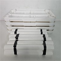 4-TIERED PLASTIC SHELF