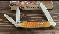 Case XX 6391 Prism Orange Cigar Whittler Knife