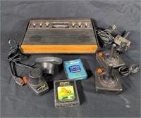 Vintage Atari Gaming Console & Games