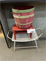 STOOLS AND BASKETS