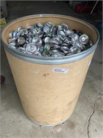 Barrel of Aluminum Cans