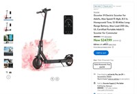 N7114  iScooter i9 Electric Scooter 8.5 In. Tires