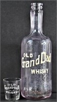 Enamel Label Bottle for Old Grand-Dad Whisky