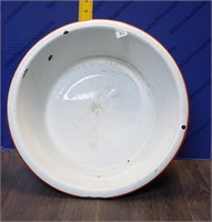 Vintage Enamel Ware Dish Pan