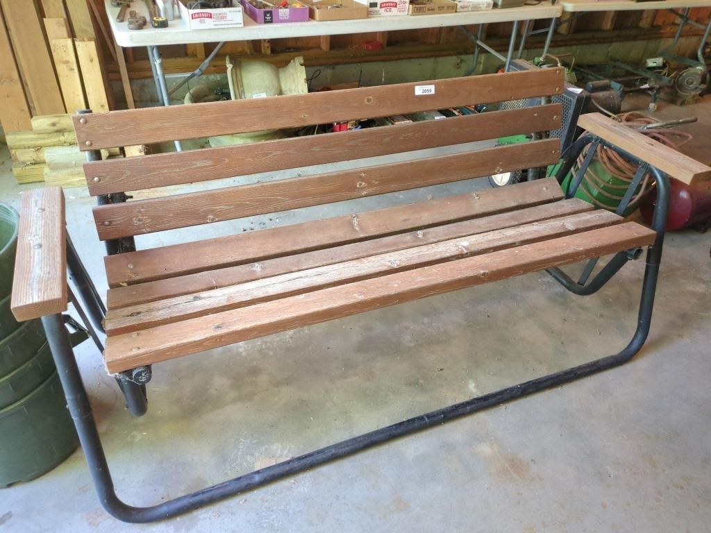 Wood Bench / Glider - approx 71" long