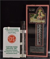 Dodson Feed Advertising Thermometer Fithian Il