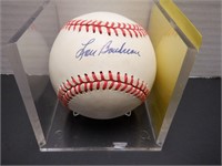 LOU BOUDREAU SIGNED AUTO BASEBALL