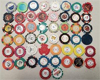 50 Foreign Casino Chips