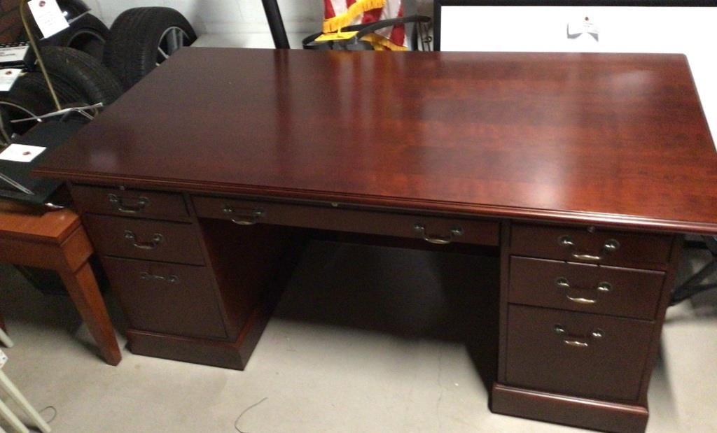 New wood Office desks cubicles tables misc chairs mirrors