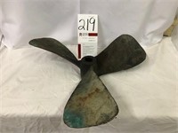 Very Old Brass Propeller 20" Diameter 25Lbs