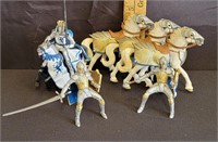 Lot of Schleich Griffin Knights/Horses Germany