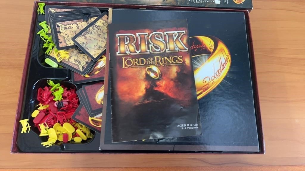 Lord of the rings Risk game