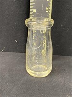 Vintage One Gill (4 OZ) Milk Bottle