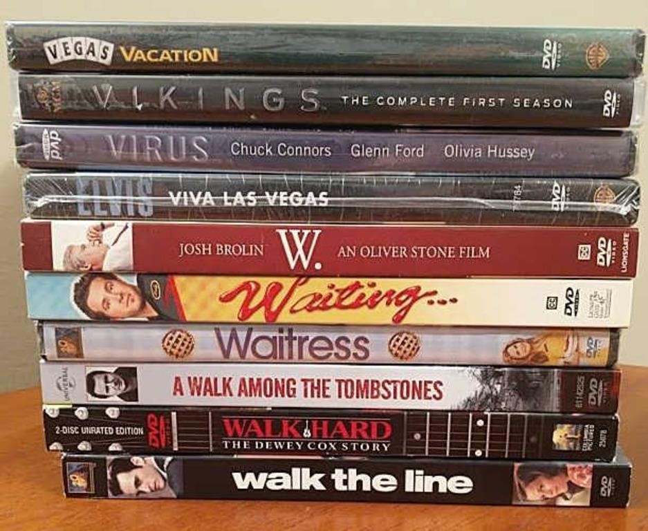 Movie Lovers, Cinephiles, Film Buffs-DVDs & VHS Galore