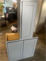 2 new grey Masterbrand upper cabinets