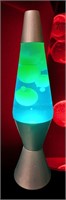 LAVA Lamp Model 2124 ~ Blue Liquid & Yellow Wax