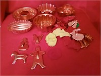 Variety of Cookie Cutters and Jello Molds