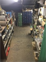 Room Section, Shelving of Tools and Parts