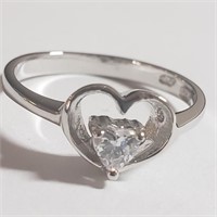 Silver CZ Ring