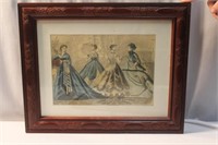 A Framed Fashion Print