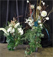 Faux Floral Arrangements in Vase