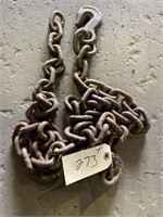 7' long chain, with one hook