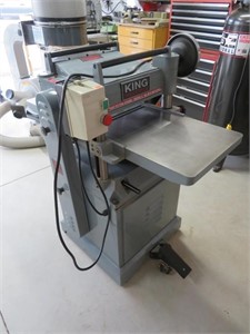 King 15" planer, helical head, 220V, A1 condition