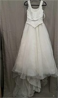 Bridal Originals Size 8 Bling Top Wedding Dress