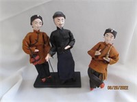3 Oriental Handmade Dolls