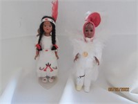 2 Indian Dolls Kinckerbocker
