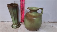 Frankoma Vase & Tea Pot