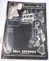 Vintage Bell Savings & Loan Bank Poster