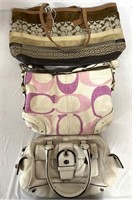 Three Coach Purses