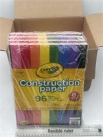 NEW Lot of 3-4pk-96ct Crayola Construction Paper