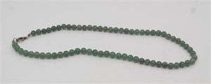 JADE BEAD NECKLACE W/ SMALL BEADS