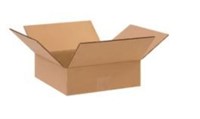 Flat Boxes, 48 count, 8 1/2" x 8 1/2" x 3"