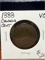 1888 Canada Cent-VG