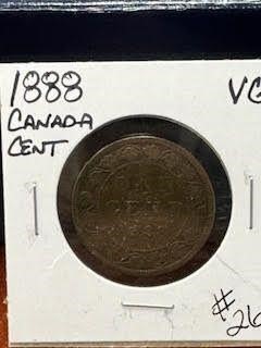 1888 Canada Cent-VG
