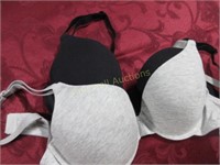 Fruit of the Loom bras - size 34C x 2