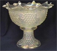 Grape & Cable mid-size punch bowl & base - white