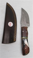 Hand Made Damascus Steel Knife with Custom Handle