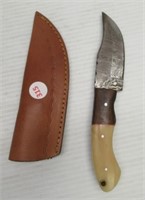 Hand Made Damascus Steel Knife with Custom Handle