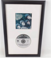The Beatles Rubber Soul Disc Framed 18" x 11.5"