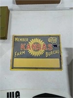 Vintage Farm Bureau member sign