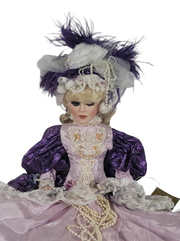 Violet in the Snow Franklin Heirloom Doll