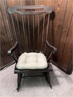 Vintage Stained Maple Rocking Chair
